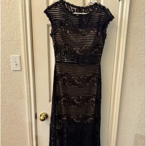 Black lace long dress from B.Smart. sz 4.